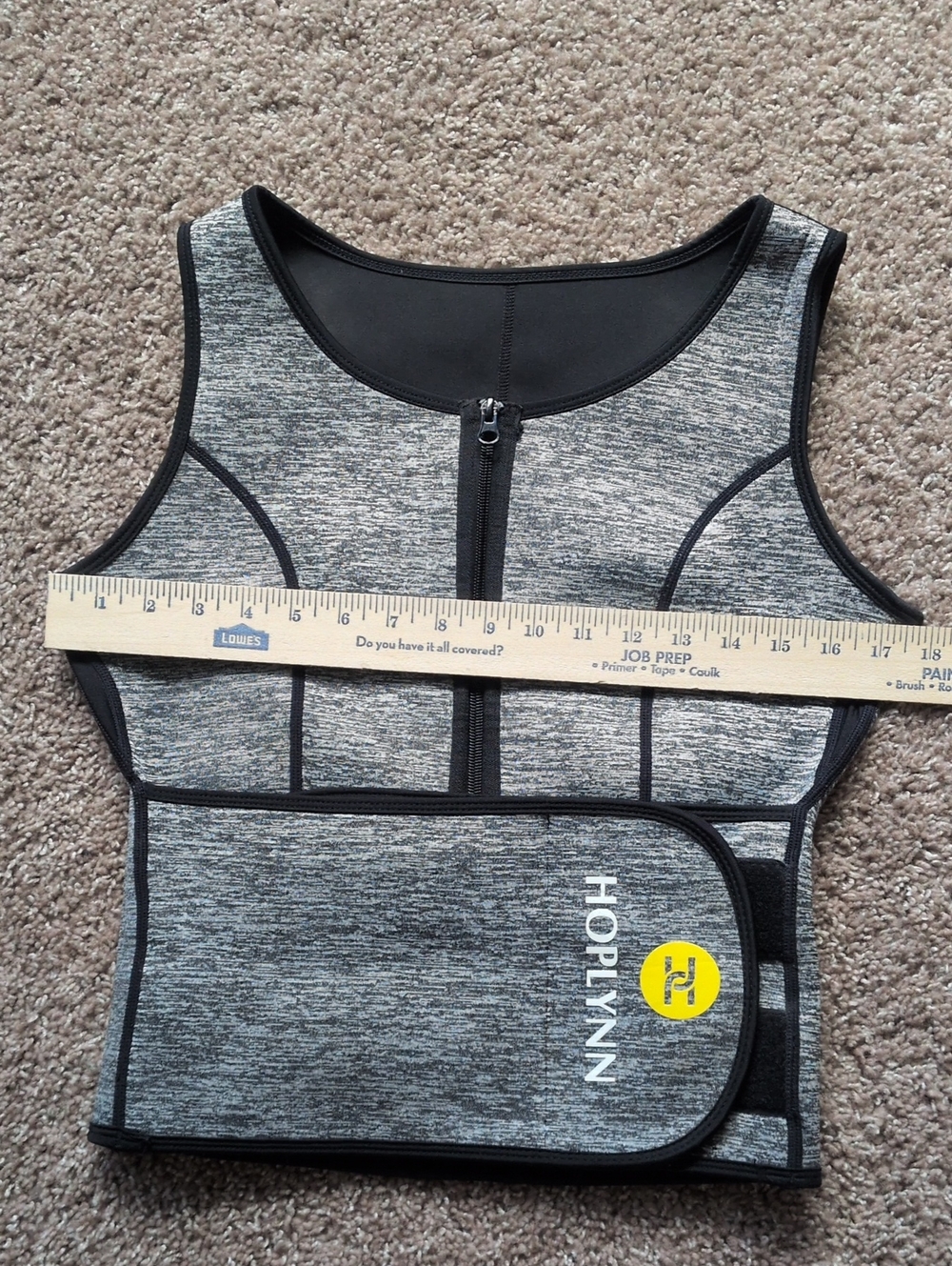 Hoplynn Neoprene Sauna Sweat Vest Waist Trainer Women's Large - Picture 4 of 8